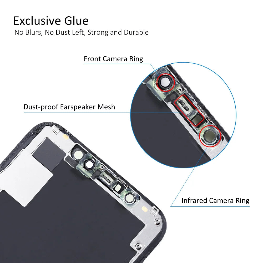AAA+ OLED For iPhone X XR XS Max LCD Display 11 Pro Max 12 Pro 13mini Digitzer Assembly For iPhone 13 Pro Max LCD Touch Screen